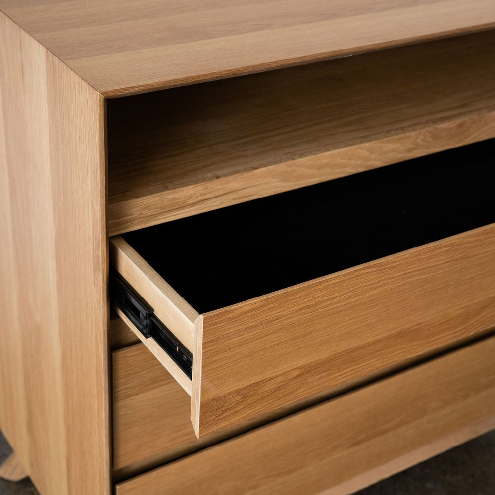 Solid wood dresser