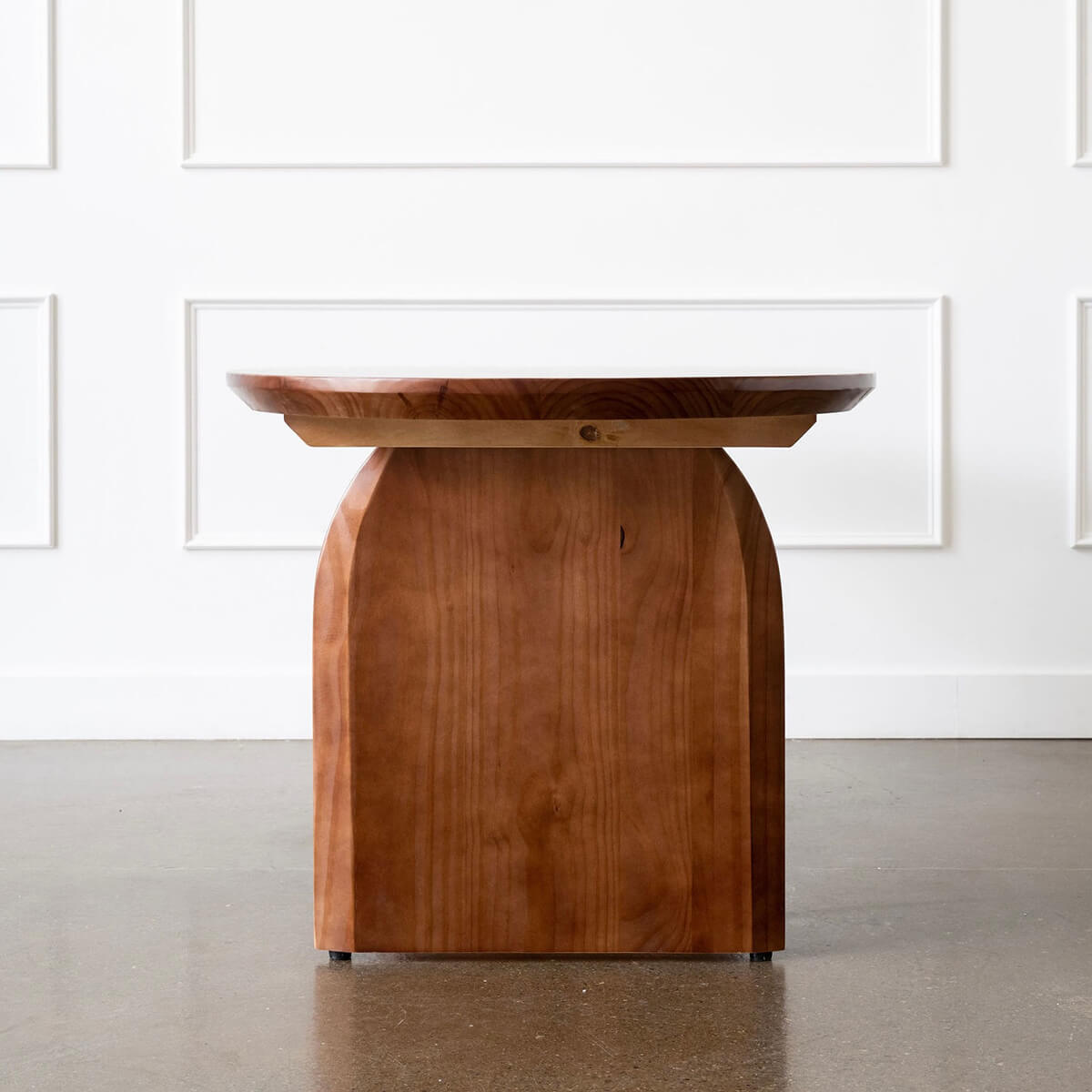 walnut oval dining table