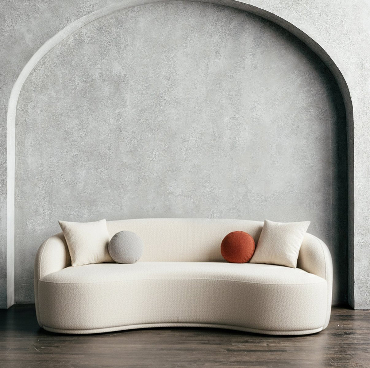 Lotus - 2 Seater Loveseat in Bouclé