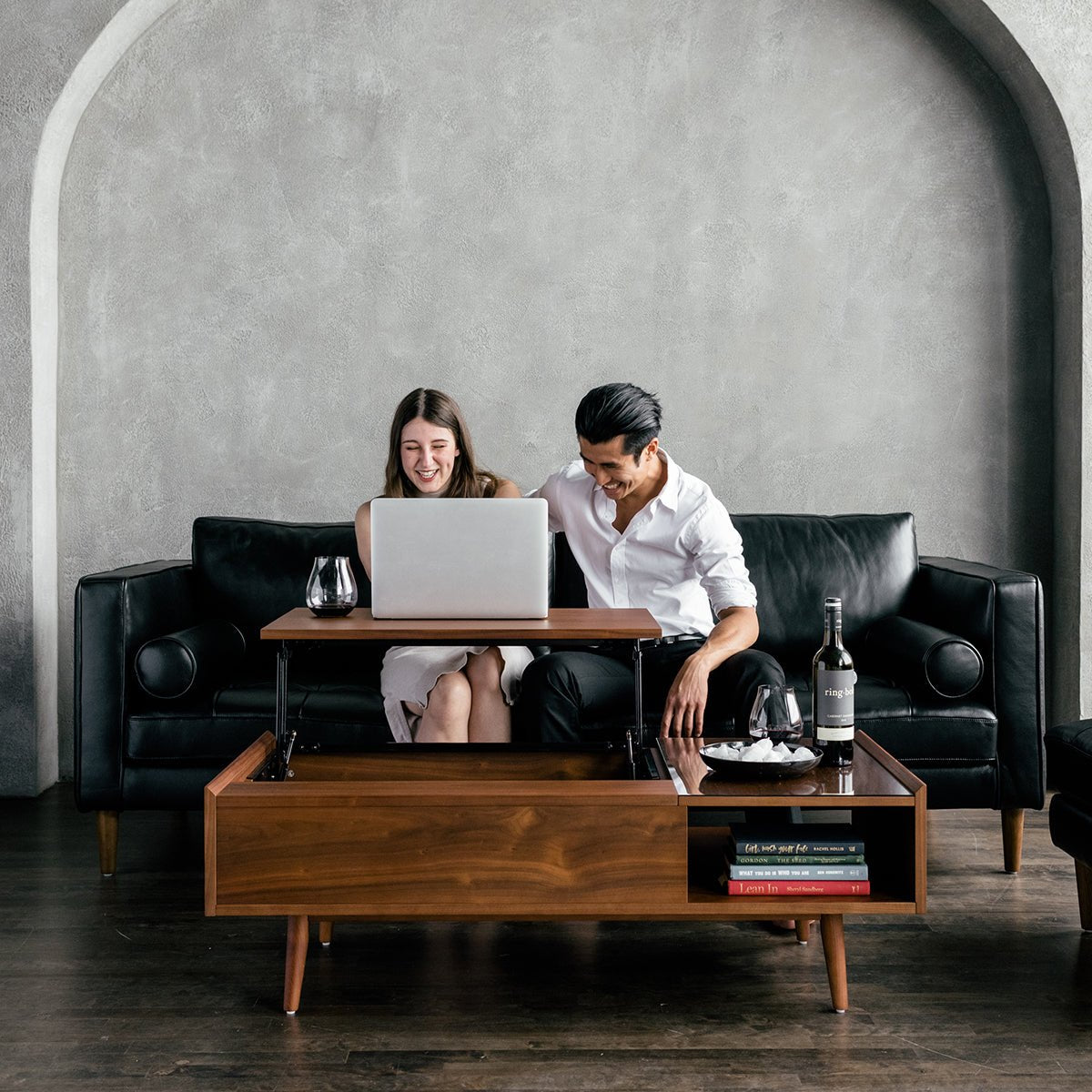 Mim Concept  best Modern furniture stores in Toronto, Ottawa and Mississauga to sell modern contemporary bedroom furniture and condo furniture. Minimal mid century modern furniture lift up top coffee table solid walnut wood modern organic Scandanivian