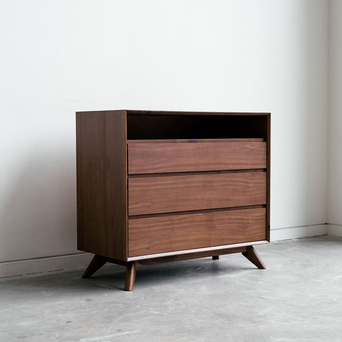 Mim Concept  best Modern furniture stores in Toronto, Ottawa and Mississauga to sell modern contemporary bedroom furniture and condo furniture. Minimal mid century modern furniture dresser tallboy solid walnut wood modern organic scandinavian. Quiet Luxury