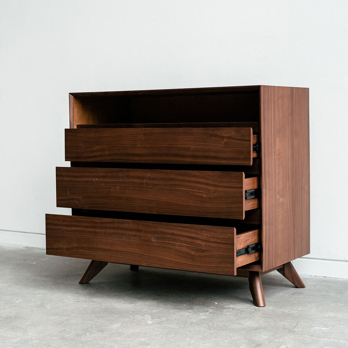 Mim Concept  best Modern furniture stores in Toronto, Ottawa and Mississauga to sell modern contemporary bedroom furniture and condo furniture. Minimal mid century modern furniture dresser tallboy solid walnut wood modern organic Scandanivian