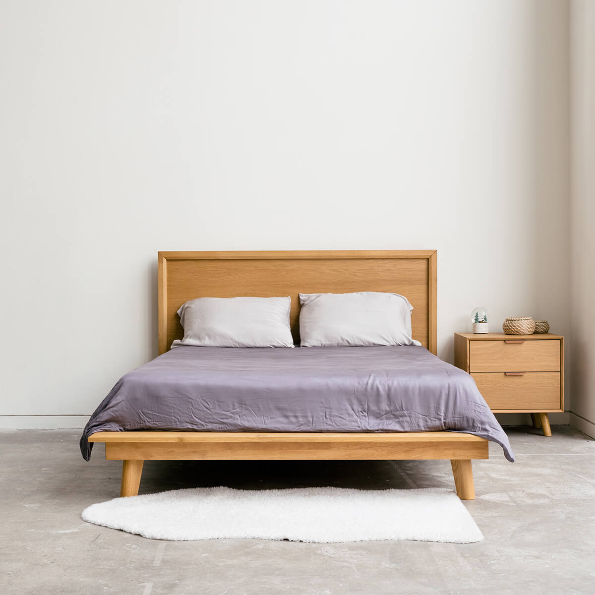 Mim Concept  best Modern furniture stores in Toronto, Ottawa and Mississauga to sell modern contemporary bedroom furniture and condo furniture. Minimal mid century modern bed set nightstand minimalist European oak wood modern organic luxury Scandinavian