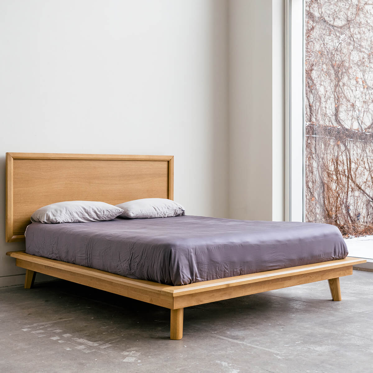 Mim Concept  best Modern furniture stores in Toronto, Ottawa and Mississauga to sell modern contemporary bedroom furniture and condo furniture. Minimal mid century modern bed set nightstand minimalist European oak wood modern organic luxury Scandinavian