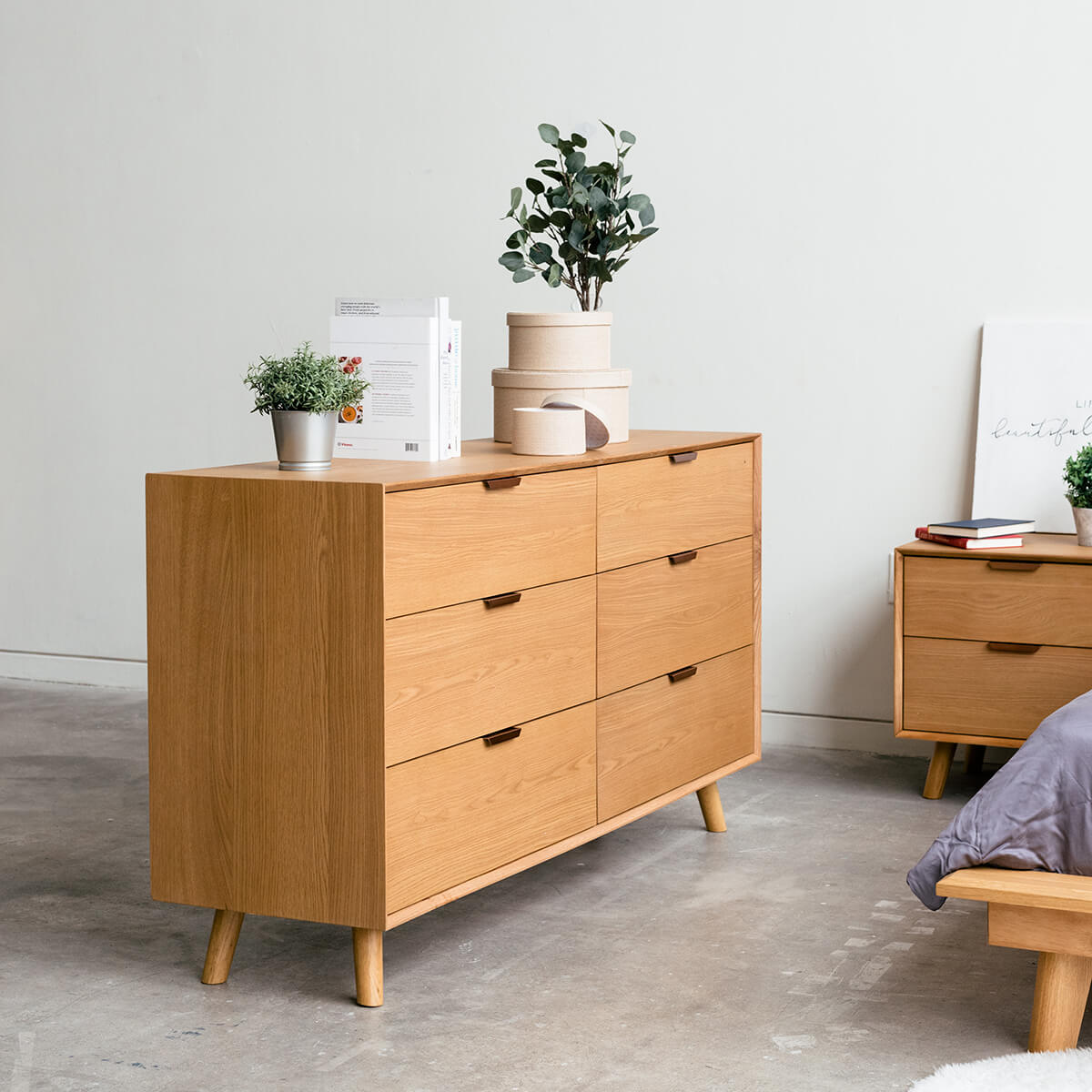 Mim Concept  best Modern furniture stores in Toronto, Ottawa and Mississauga to sell modern contemporary bedroom furniture and condo furniture. Minimal mid century modern furniture dresser tallboy solid European 6 drawers wood modern organic Scandanivian